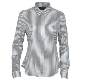 toggi-lourdes peacock blue stripe ladies shirt